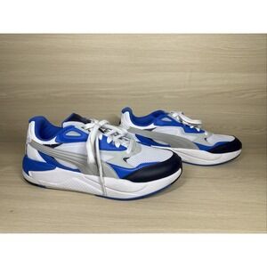 PUMA X Ray Speed LaceUp Mens White Blue Sneakers 12 Casual Shoes 38463838 NO BOX